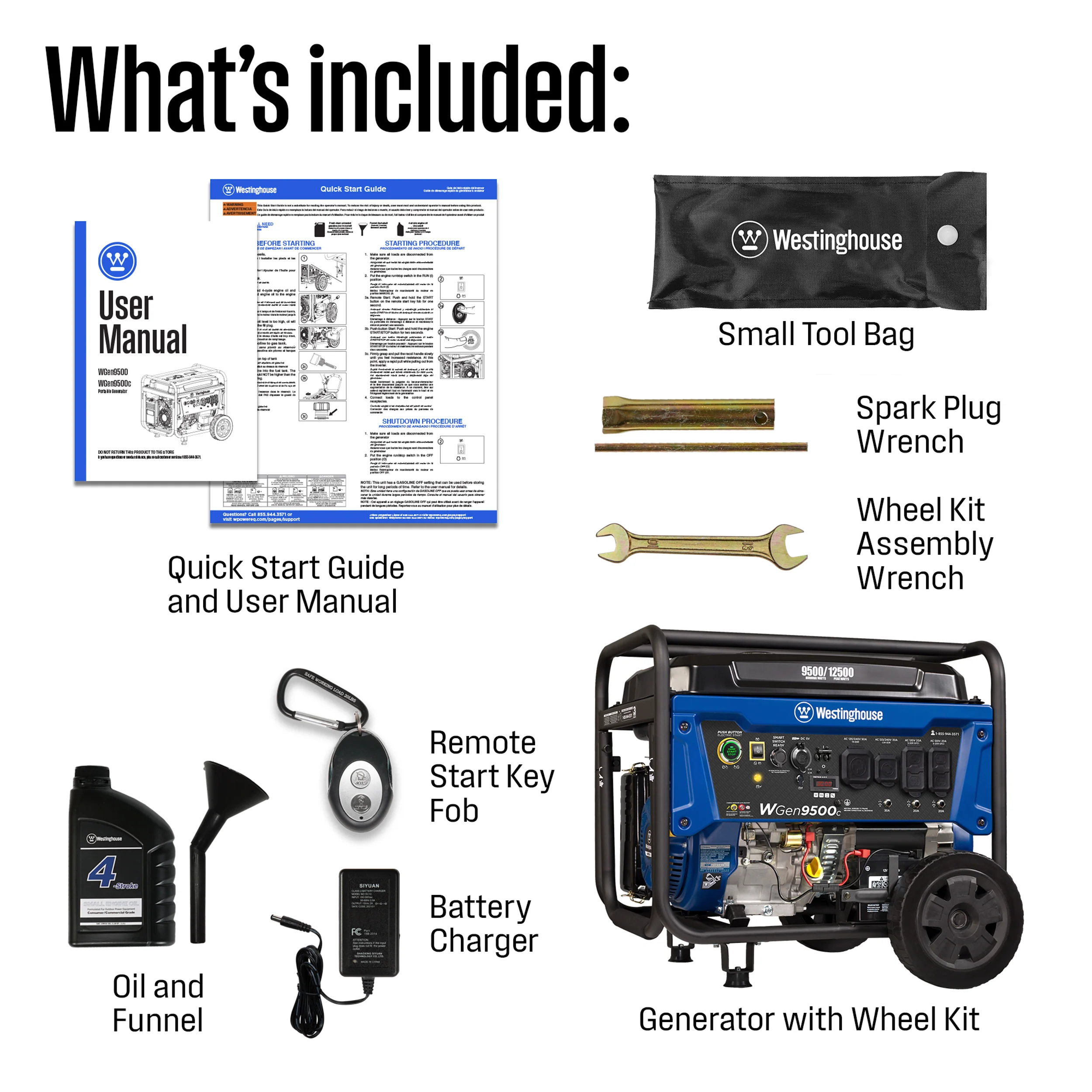 WGen9500c Generator with CO Sensor - Image 8