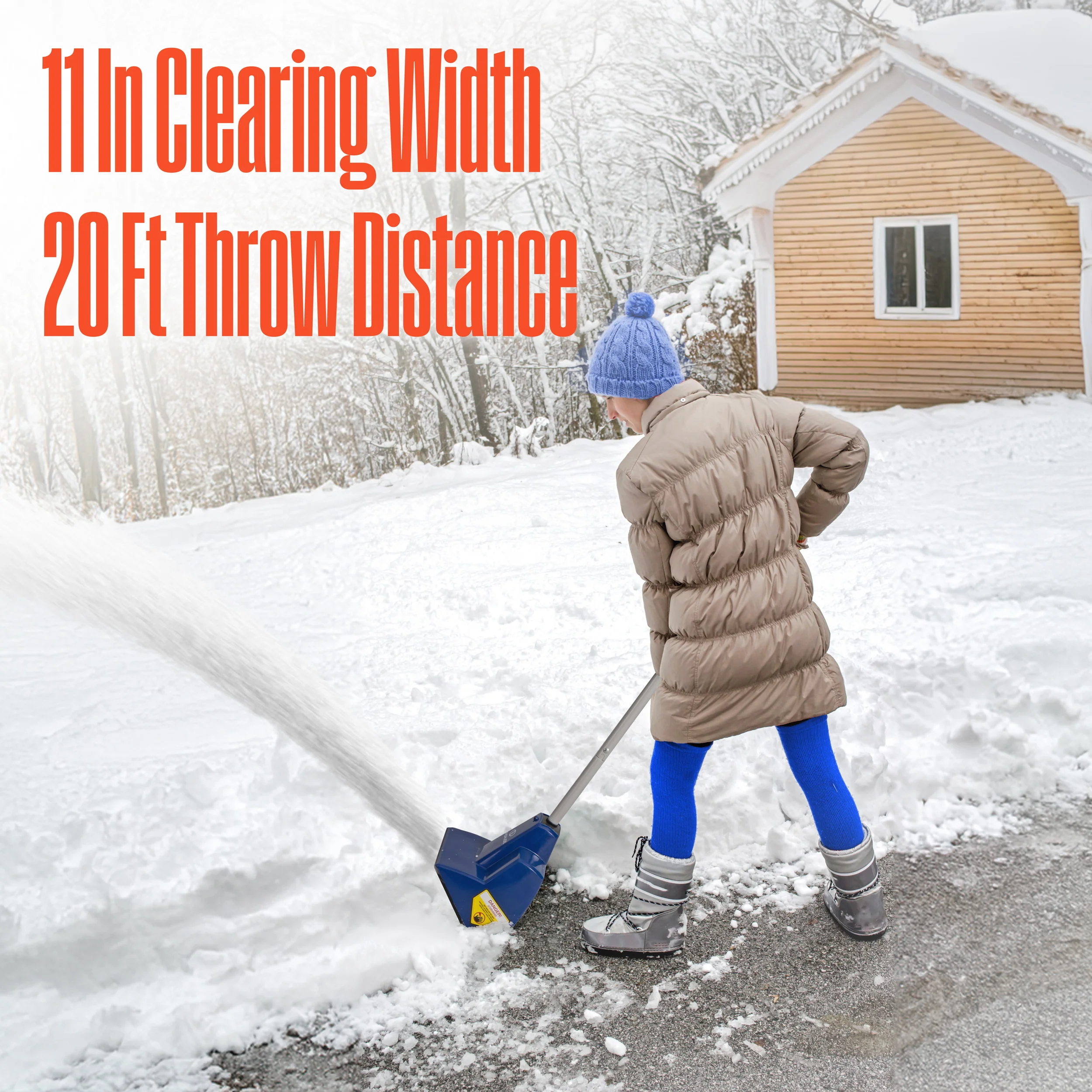 WSnow11S 24V 11" Cordless Snow Shovel - Image 3
