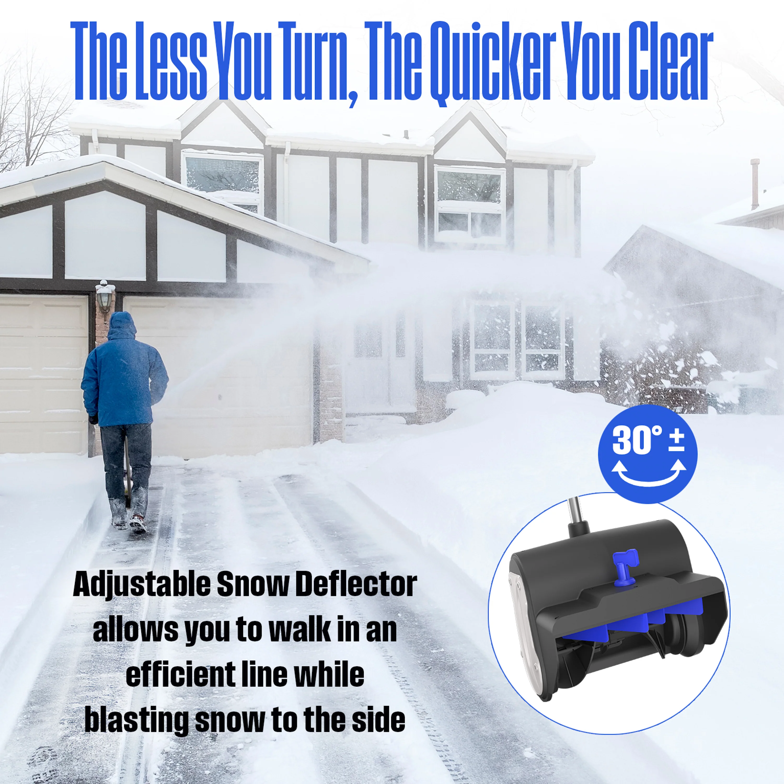 WSnow11ST 20V 11" Cordless Snow Shovel (Tool Only) - Image 5