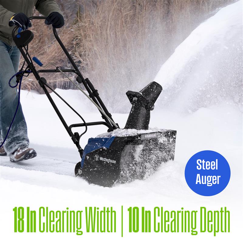 WSnow18D 18" Corded Snow Blower - Image 5