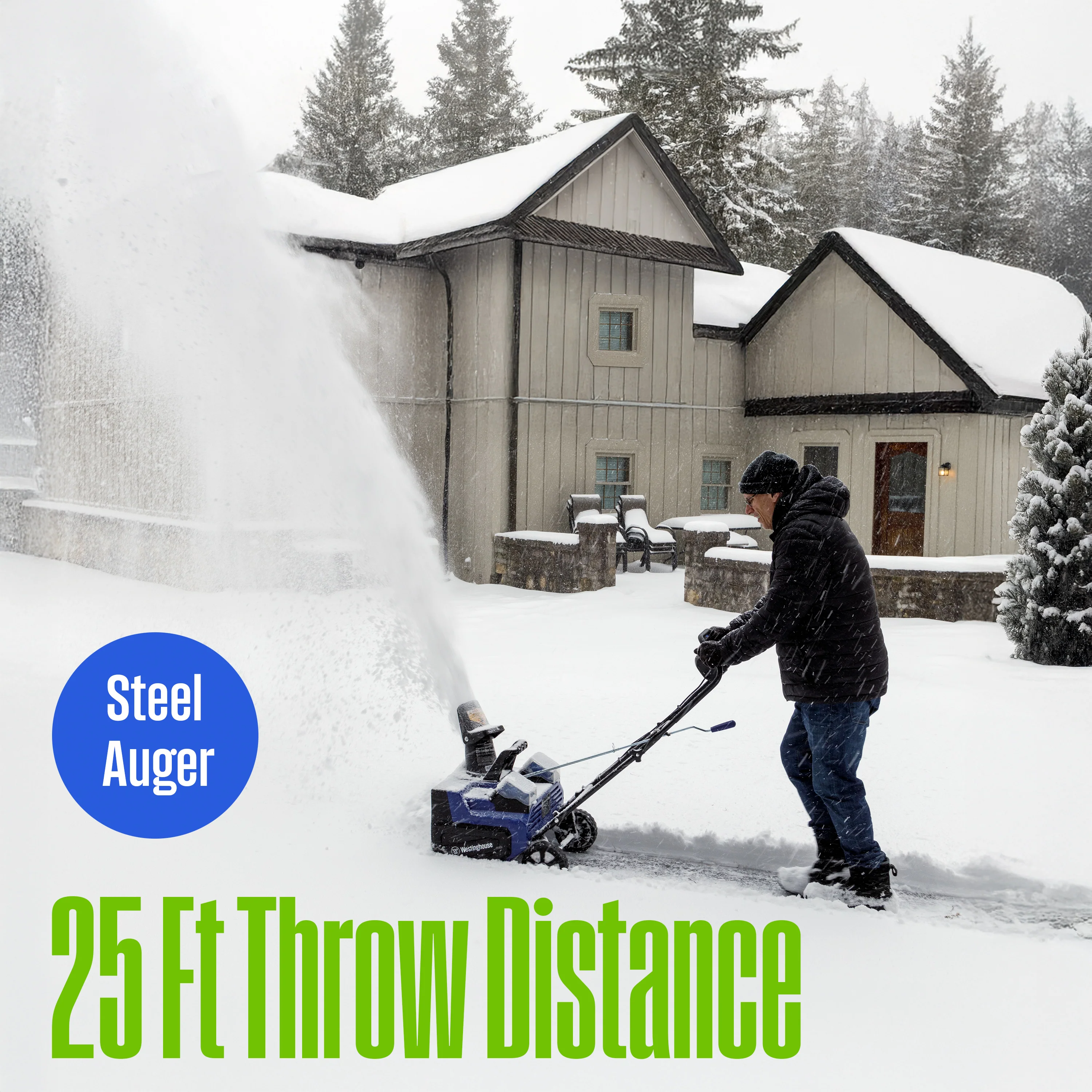 WSnow22 48V 22" Cordless Snow Blower - Image 4